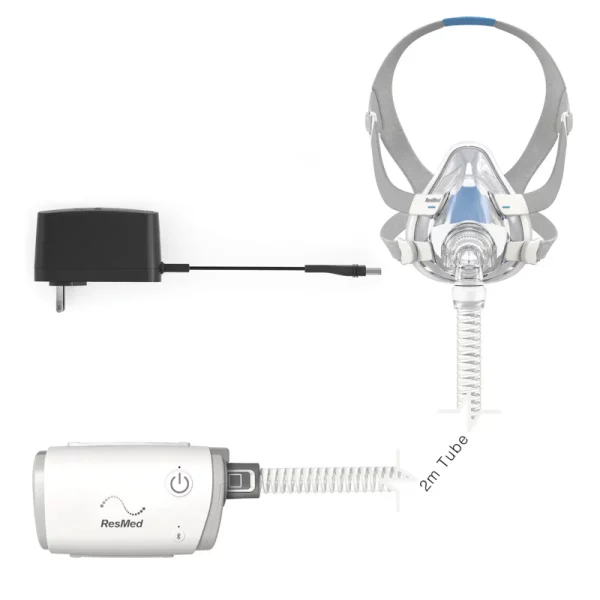 AirMini™ Travel CPAP Machine Bundle with AirFit™ F20 Full Face Mask